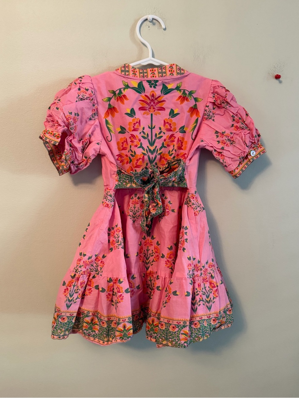 A loves A Pink Floral Button-Front Dress - Picture 2 of 4